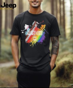 Official Cleveland Monsters Pride Silhouette Shirt