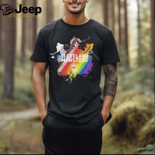 Official Cleveland Monsters Pride Silhouette Shirt