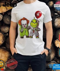 Official Clown Pennywise And Grinch Halloween 2024 Shirt