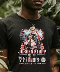 Official Coach Jurgen Klopp 2015 2024 Thank You For The Memories Signatures Shirt