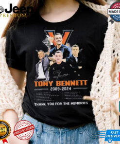 Official Coach Tony Bennett 2009 2024 Thank You For The Memories Signature shirt