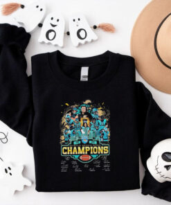 Official Coastal Carolina Chanticleers 2024 Myrtle Beach Bowl Champions Signatures T Shirts