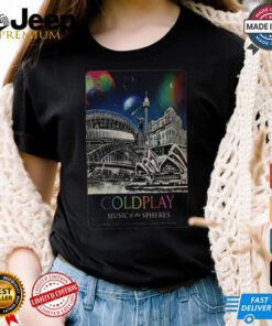 Official Coldplay Tour In Sydney Aus On Nov 6 10 2024 Poster Shirt