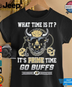 Official Colorado Buffaloes What Time Is It It’s Prime Time Go Buffs shirt