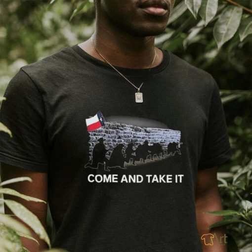 Official Come And Take It Texas Army Razor Wire Shirt