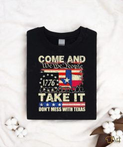 Official Come and Take It Texas Razor Wire We the People Don’t Mess With Texas Shirt