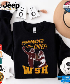 Official Commander – IN – Chief WSH NFL Washington Commanders Kansas City Chiefs t shirt