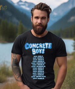 Official Concrete Boys Tour Dates Shirt