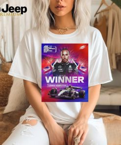 Official Congrats Lewis Hamilton Mercedes AMG PETRONAS F1 Team Winners 2024 The British Grand Prix Poster t shirt