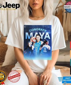 Official Congrats Maya Moore on your jersey retirement FO23VER WNBA Minnesota Lynx poster t shirt