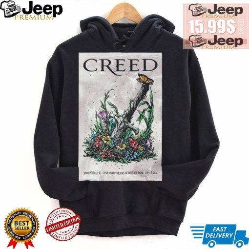 Official Creed Tour In Simpsonville SC On July 23 2024 Poster shirt