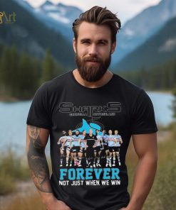 Official Cronulla Sutherland Sharks Forever Not Just When We Win Signatures shirt