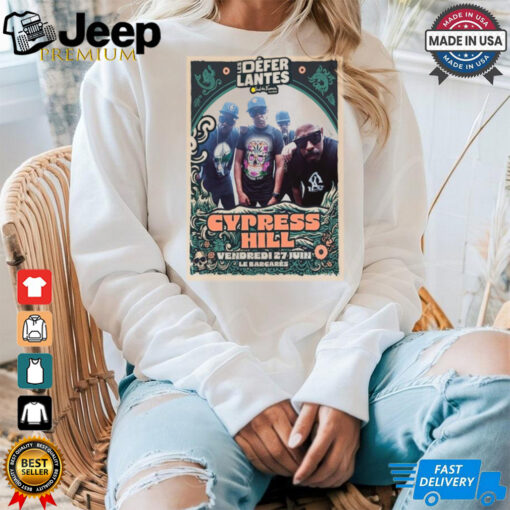 Official Cypress Hill For Les Deferlantes Sud de France 2025 At Le Barcares On Vendredi 27 Juin Shirt
