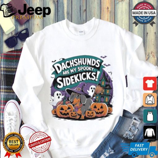 Official Dachshunds Are My Spooky Sidekicks Halloween T shirt