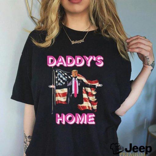 Official Daddys Home Trump American Flag Shirt