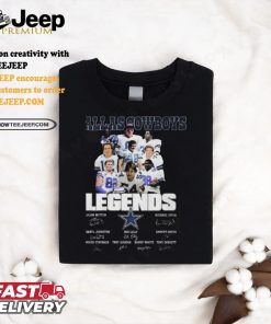 Official Dallas Cowboys The Football Team Of The Legends Fan Signatures 2024 Shirt