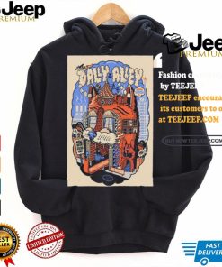 Official Dally In The Alley Sep 7 2024 Cass Corridor In Detroit MI Poster Shirt