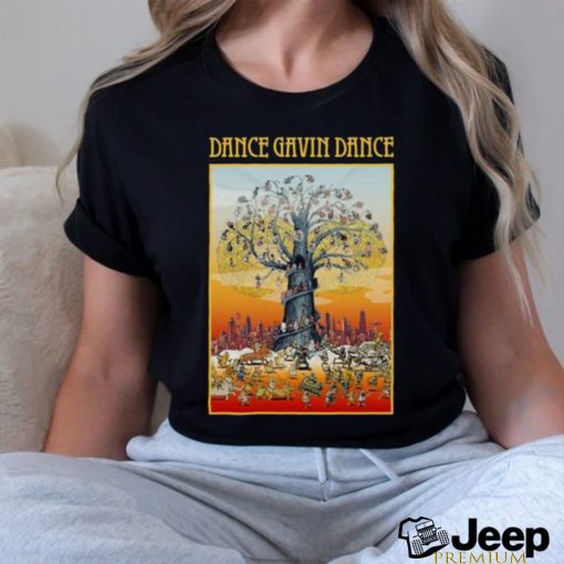 Official Dance Gavin Dance Merch Collage Black Attractive Shirt