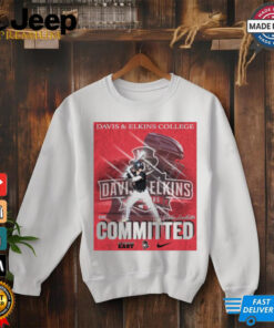 Official Davis And Elkins College Dylan Leadbetter Committed Mountain East Poster t shirt