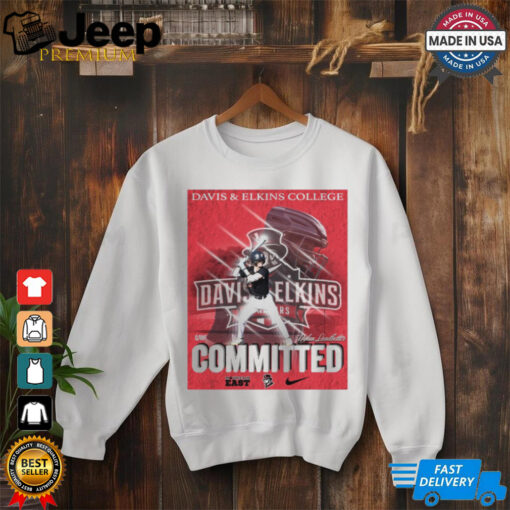 Official Davis And Elkins College Dylan Leadbetter Committed Mountain East Poster t shirt