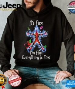 Official Deadpool Christmas It’s Fine I’m Fine Everything Is Fine Shirt