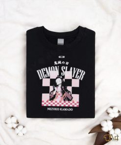 Official Demon Slayer Kimetsu No Yaiba Nezuko Checkered T shirt