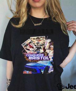 Official Denny Hamlin Conquers Bristol Motor Speedway Food City 500 Shirt