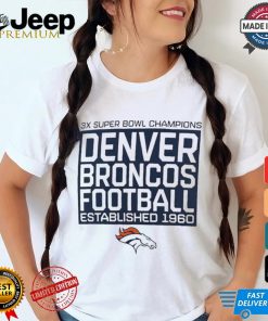 Official Denver Broncos Fanatics Hot Shot State Shirt