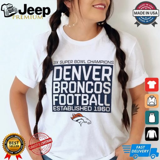 Official Denver Broncos Fanatics Hot Shot State Shirt