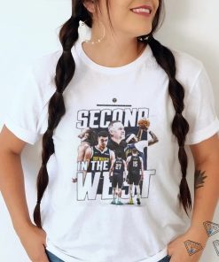 Official Denver Nuggets Second Seed In The West Shirt