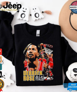 Official Derrick Rose Chicago Bulls basketball graphic shirt