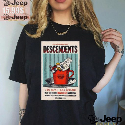 Official Descendents Para lel 62 Barcelona Spain Jul 10 2024 Poster shirt