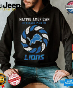 Official Detroit Lions Native American Heritage Month 2024 Shirt