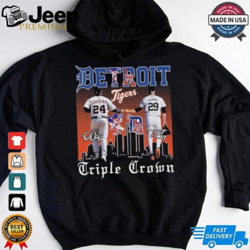 Official Detroit Tigers Cabrera Skubal Triple Crown Shirt