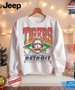 Official Detroit Tigers Cooperstown White Straight Shot 47 Franklin Fashion Shirt