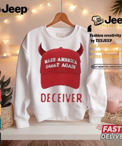 Official Devil hat make America g666t again deceiver T shirt