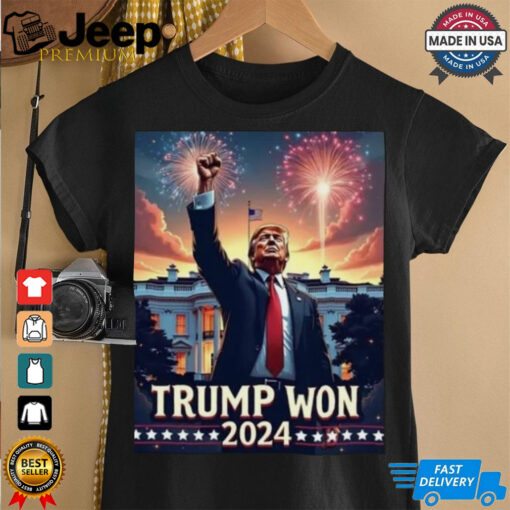 Official Digital Download Trump Won Trump 47 President Shirt