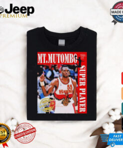 Official Dikembe Mutombo NBA 001 Atlanta Hawks Forver T Shirt