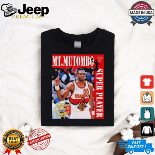 Official Dikembe Mutombo NBA 001 Atlanta Hawks Forver T Shirt