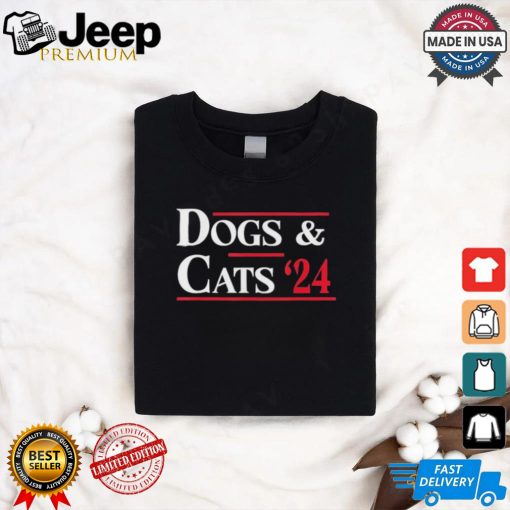 Official Dogs And Cats 2024 They’re Eating The Dogs Shirt