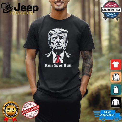 Official Donald Trump Face Run Spot Run Presidential Debate 2024 T Shirt