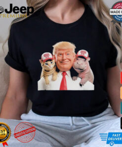 Official Donald Trump Furry & Chonky Dream Team Moo Deng 24 Funny Design T Shirt