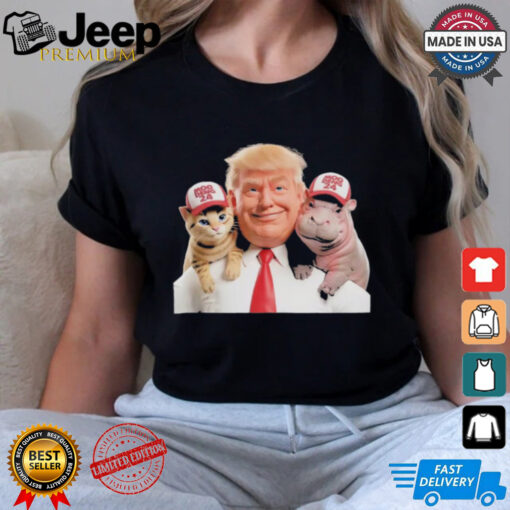 Official Donald Trump Furry & Chonky Dream Team Moo Deng 24 Funny Design T Shirt