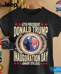 Official Donald Trump Inauguration Day 2025 47th USA President T Shirt