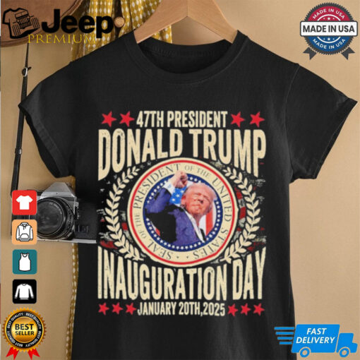 Official Donald Trump Inauguration Day 2025 47th USA President T Shirt