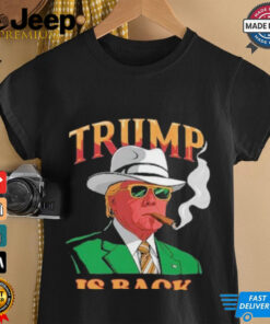 Official Donald Trump Won Is Back Get Over It Snowflake Election Shirt