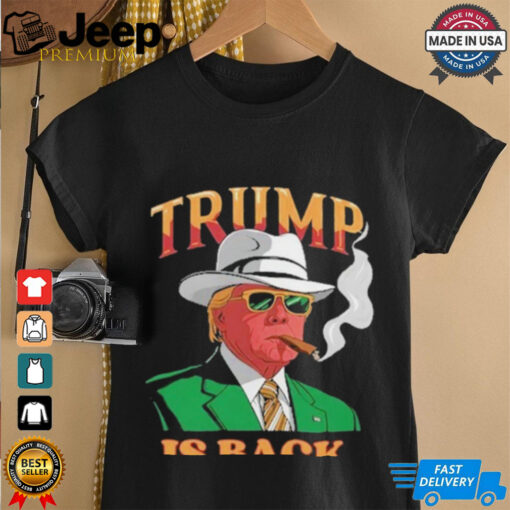 Official Donald Trump Won Is Back Get Over It Snowflake Election Shirt