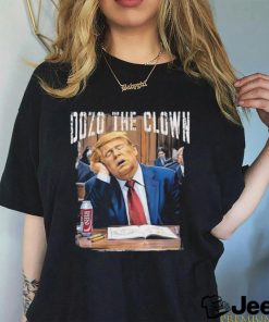 Official Dozo The Clown Donald Trump Sleeping At Trial Shirt