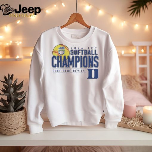 Official Duke Blue Devils 2024 ACC Softball Conference Tournament Champions Base Stealer Shirt