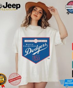 Official Ebbets Field World Champions Brooklyn MLB Los Angeles Dodgers 1995 t shirt